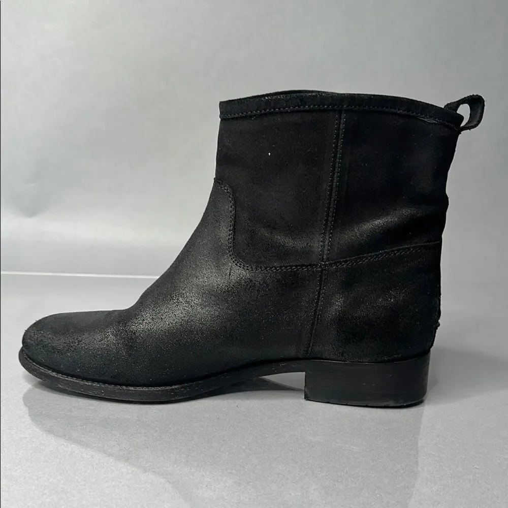 Authentic Jimmy Choo Ankle Booties | Black Suede | EU 38.5 | (A-1526)